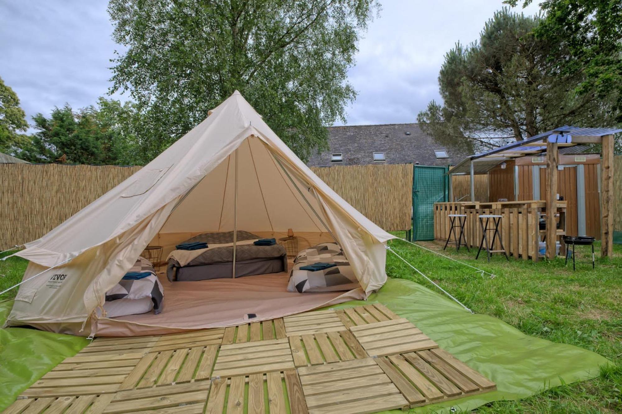 Tipi Experience L'Echappee Belle Hotel Saint-Maudez Eksteriør billede